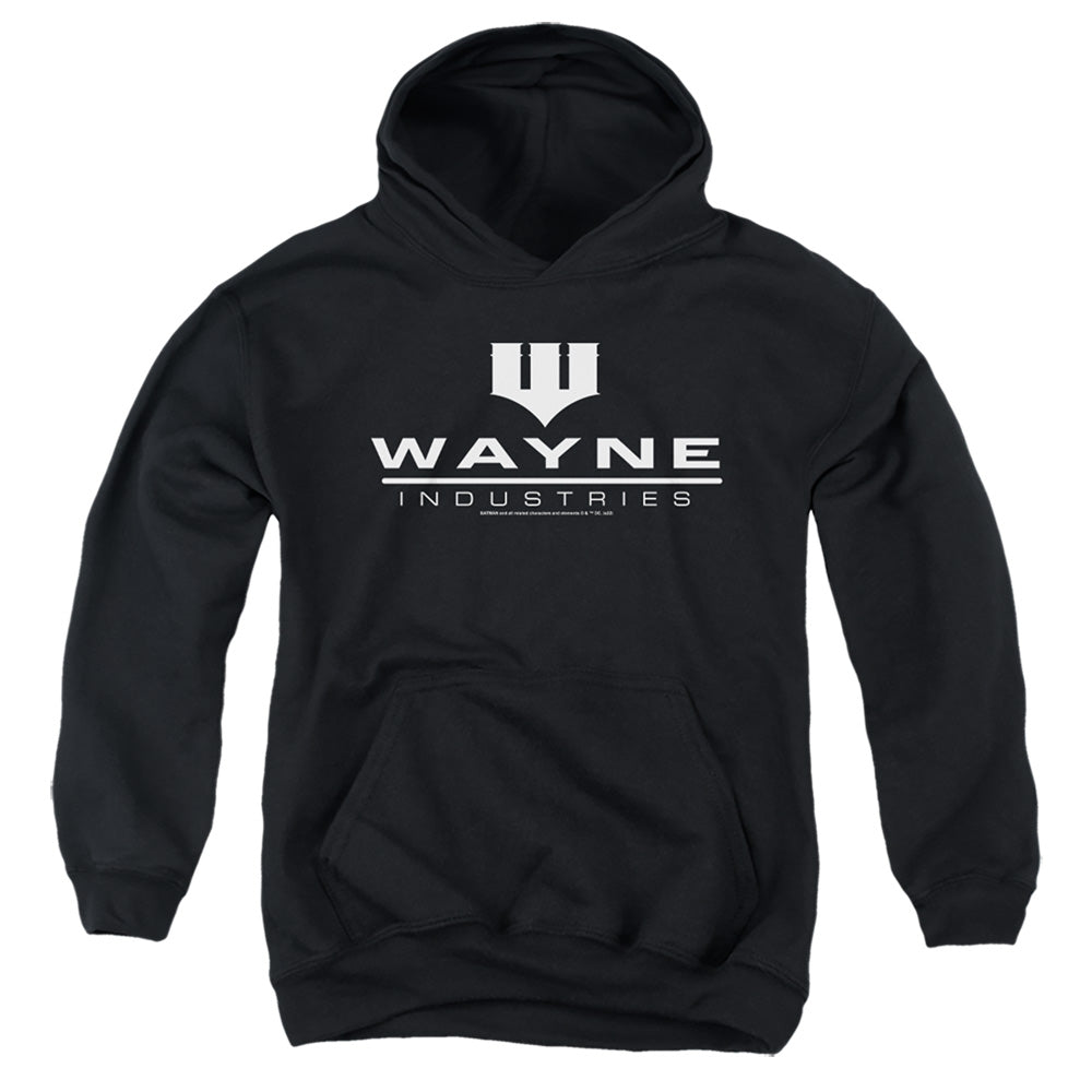 Batman Wayne Industries Black Youth Hoodie