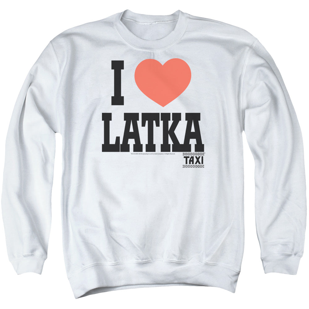 Taxi I Heart Latka Crewneck Sweatshirt