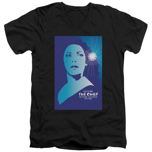 Star Trek The Child Black V-Neck T-Shirt