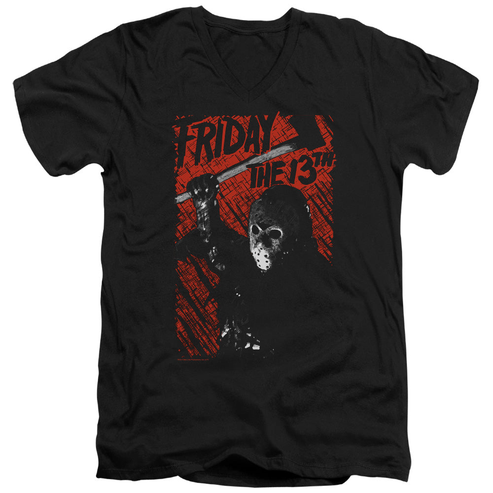 Friday the 13th Jason Lives V-Neck T-Shirt