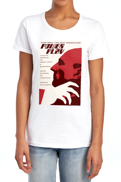 Star Trek Power Play Womens T-Shirt