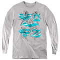 DC Super Hero Girls Line Art Group Youth Long Sleeve T-Shirt