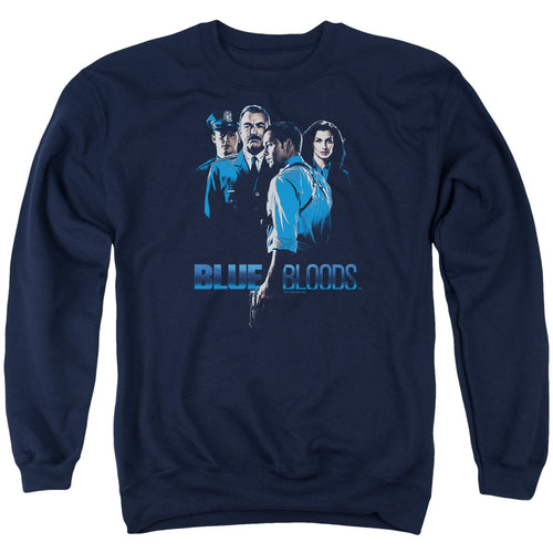Blue Bloods Blue Inverted Crewneck Sweatshirt