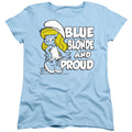 The Smurfs Blue, Blonde and Proud Womens T-Shirt