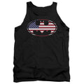 Batman American Flag Oval Tank Top