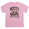 Betty Boop Betty's Motorcycles Pink Youth/Toddler T-Shirt