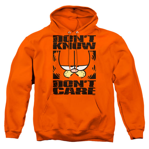 Garfield Dont Know Dont Care Pullover Hoodie