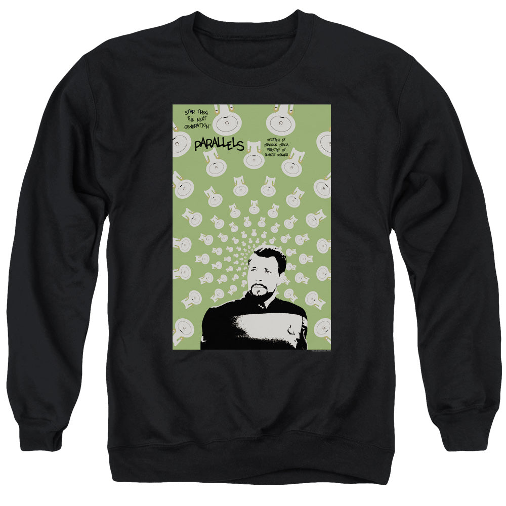 Star Trek Parallels Black Crewneck Sweatshirt