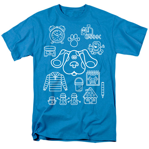Blue's Clues Blue'S Clues Icon Collage T-Shirt