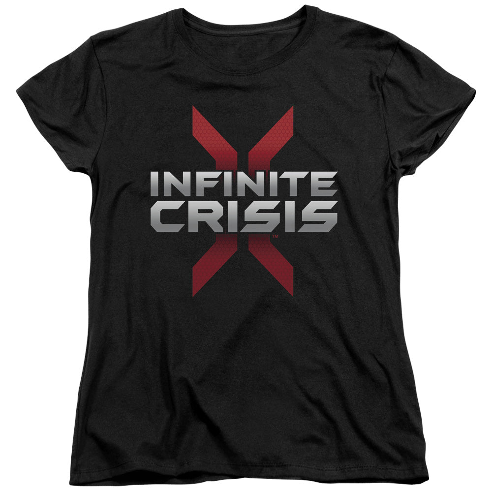Infinite Crisis Logo Womens T-Shirt