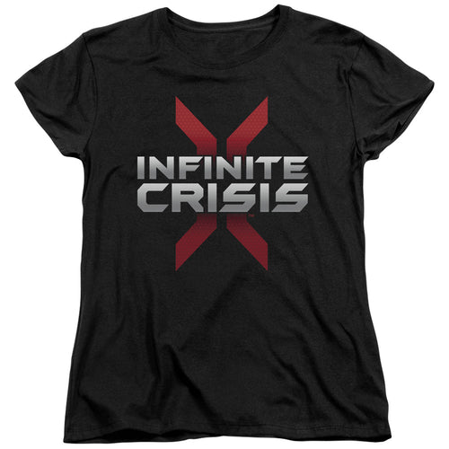 Infinite Crisis Logo Womens T-Shirt