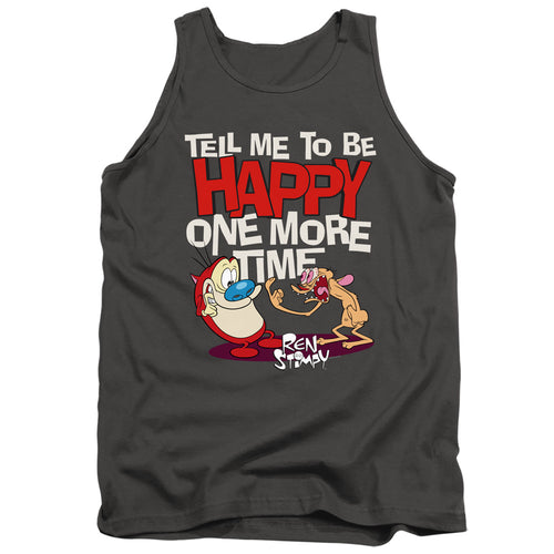 Ren and Stimpy Tell Me to Be Happy Tank Top