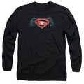Batman v Superman Industrial Logo Long Sleeve T-Shirt