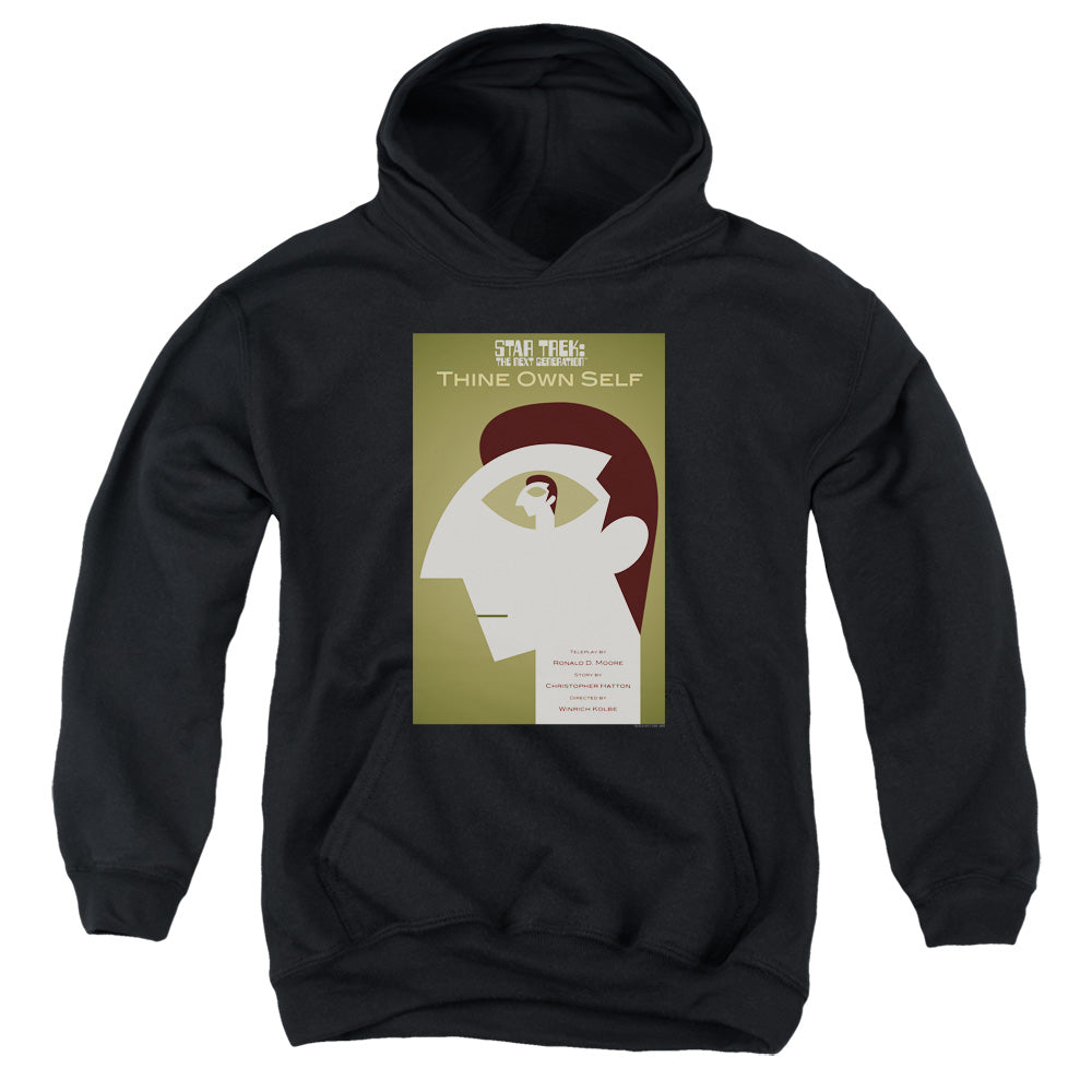 Star Trek Thine Own Self Black Youth Hoodie