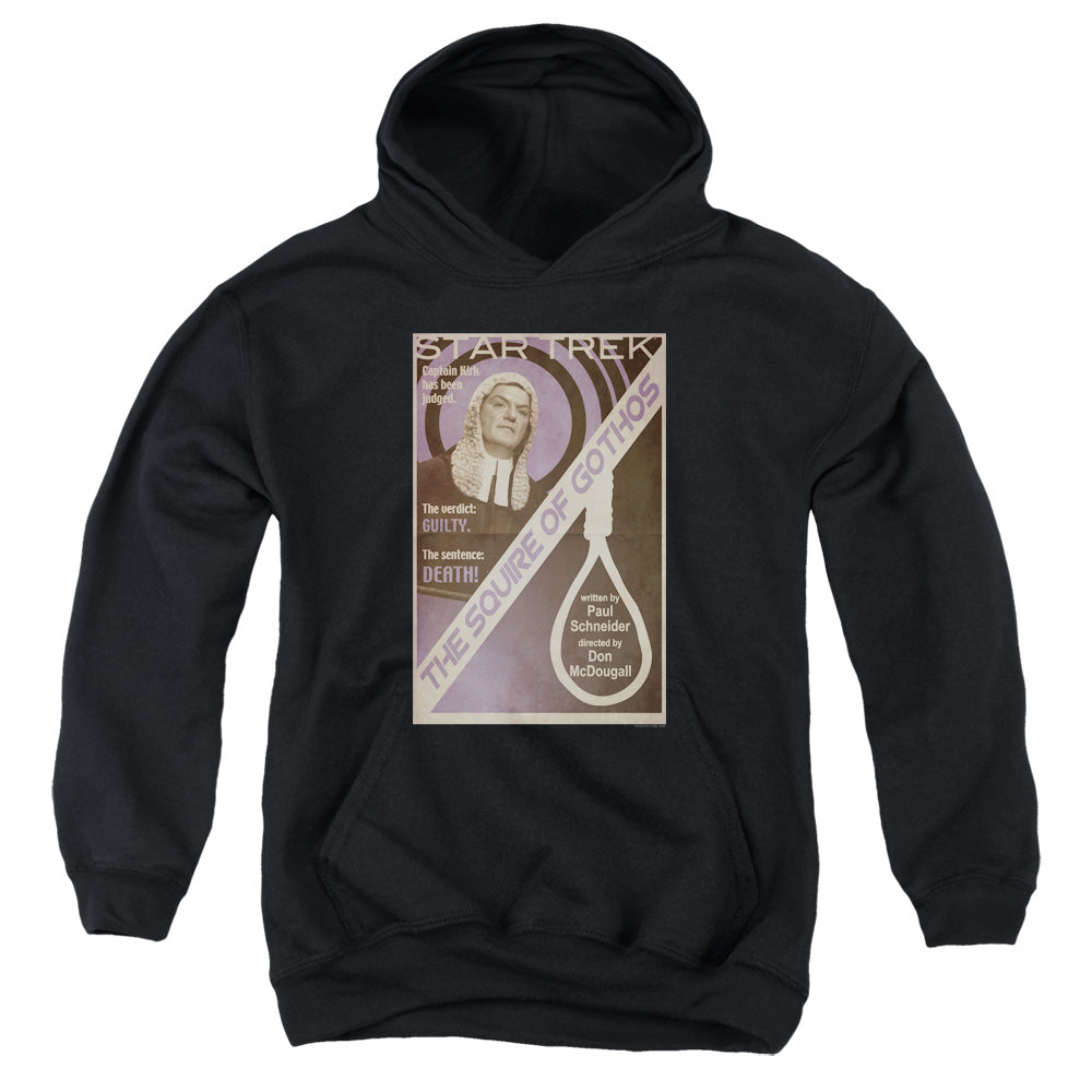 Star Trek Juan Ortiz The Squire of Gothos Black Youth Hoodie