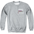 NASA Aeronautics United States Athletic Heather Crewneck Sweatshirt