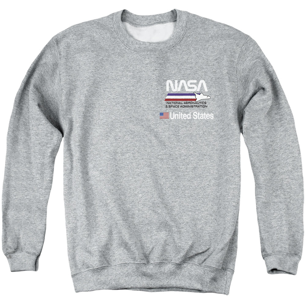 NASA Aeronautics United States Athletic Heather Crewneck Sweatshirt