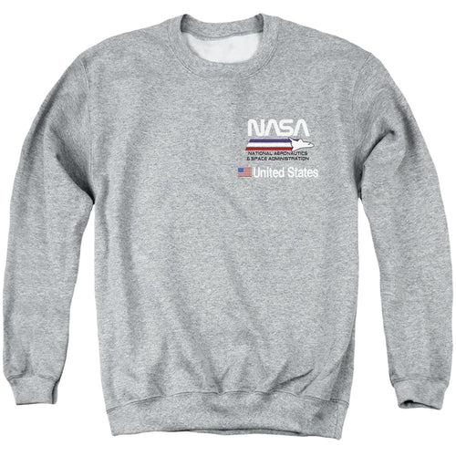 NASA Aeronautics United States Athletic Heather Crewneck Sweatshirt