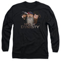 The Three Stooges Nyuk Dynasty Beards Long Sleeve T-Shirt
