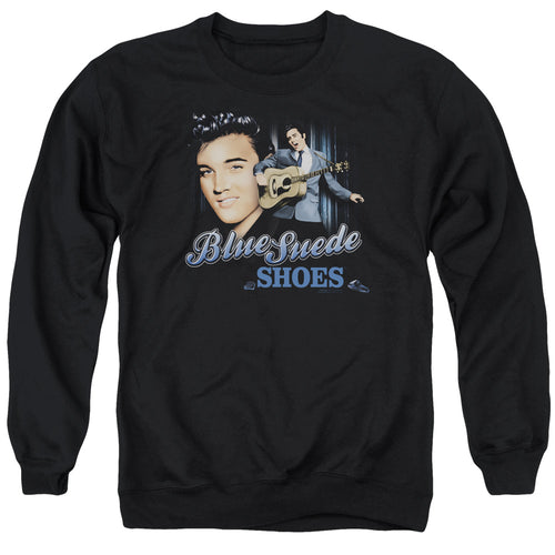 Elvis Presley Blue Suede Shoes Crewneck Sweatshirt