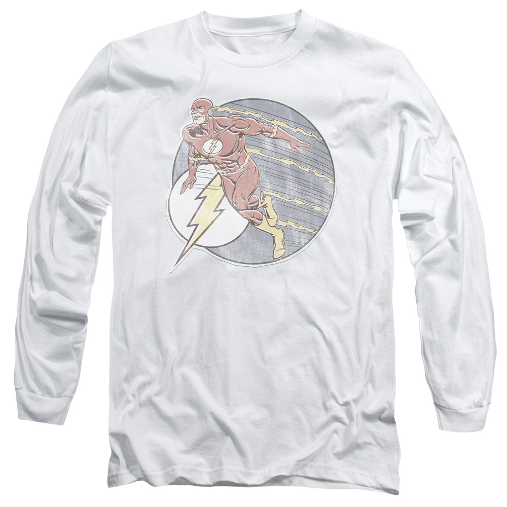 The Flash Retro Flash Iron On Long Sleeve T-Shirt