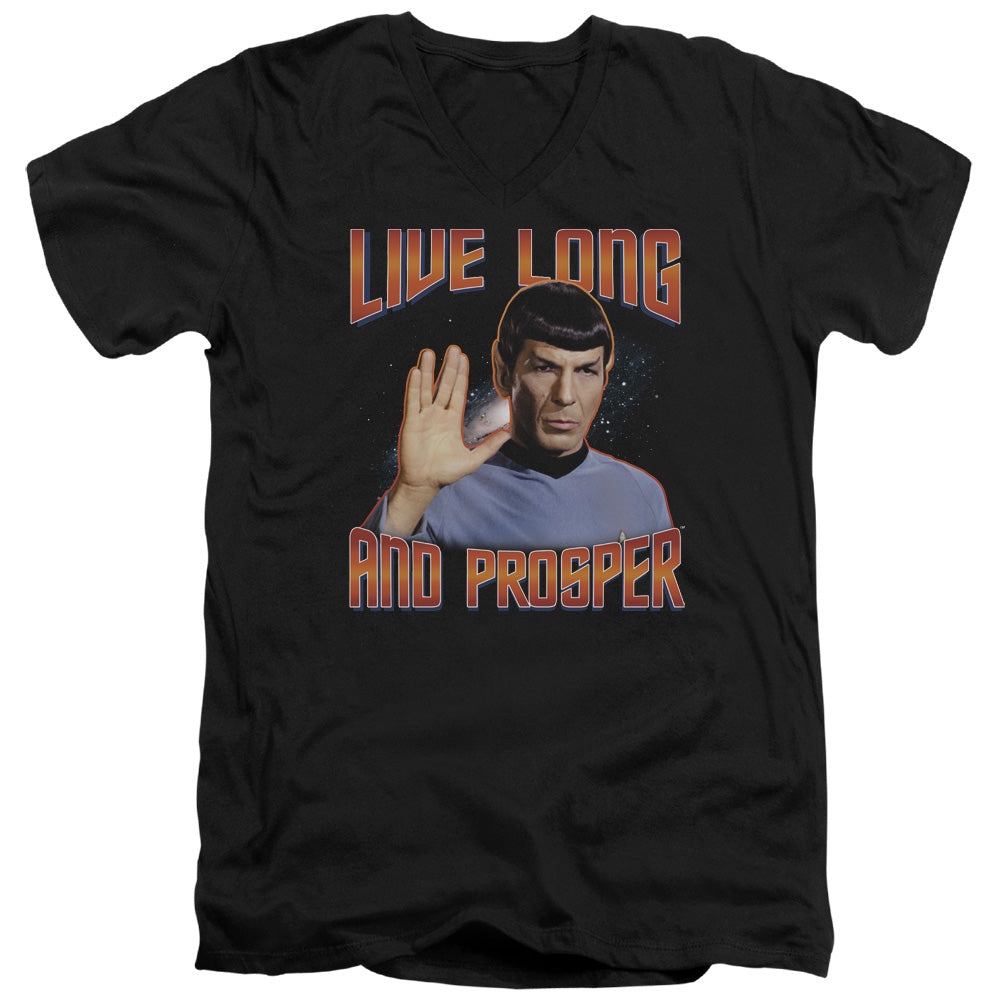 Star Trek Live Long and Prosper V-Neck T-Shirt