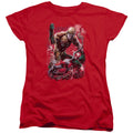 Justice League Finished Womens T-Shirt