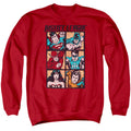 Justice League Rough Panels Crewneck Sweatshirt