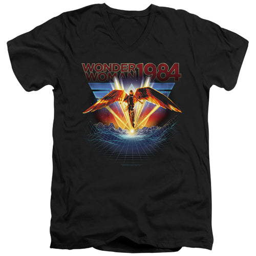 Wonder Woman 1984 84 Metal V-Neck T-Shirt