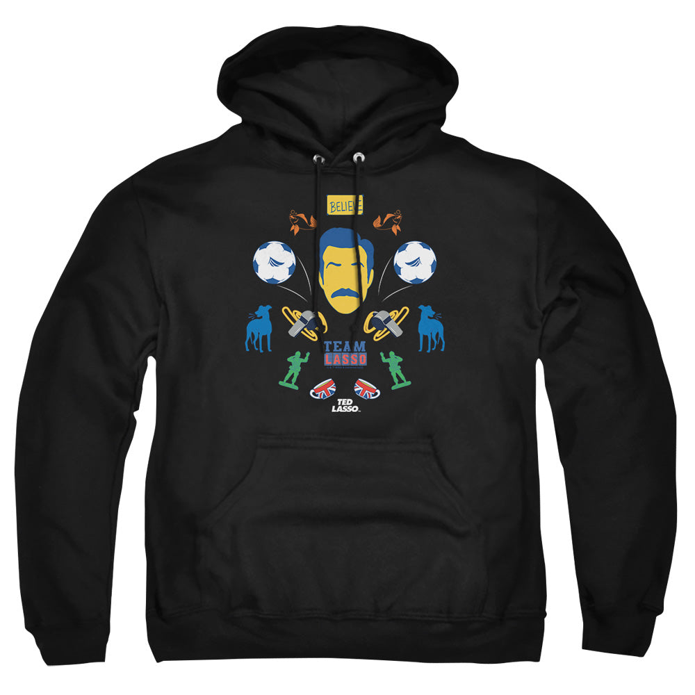 Ted Lasso Icon Collage Pullover Hoodie