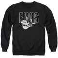 Elvis Presley White Glow Crewneck Sweatshirt