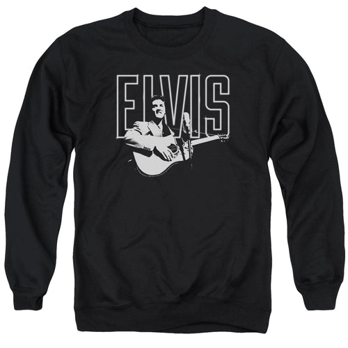 Elvis Presley White Glow Crewneck Sweatshirt