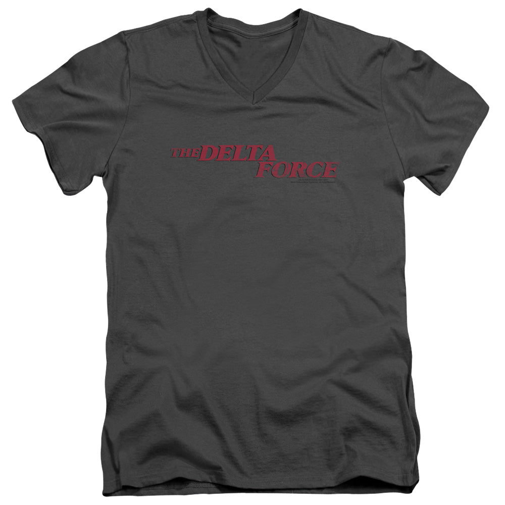 The Delta Force Distressed Logo V-Neck T-Shirt