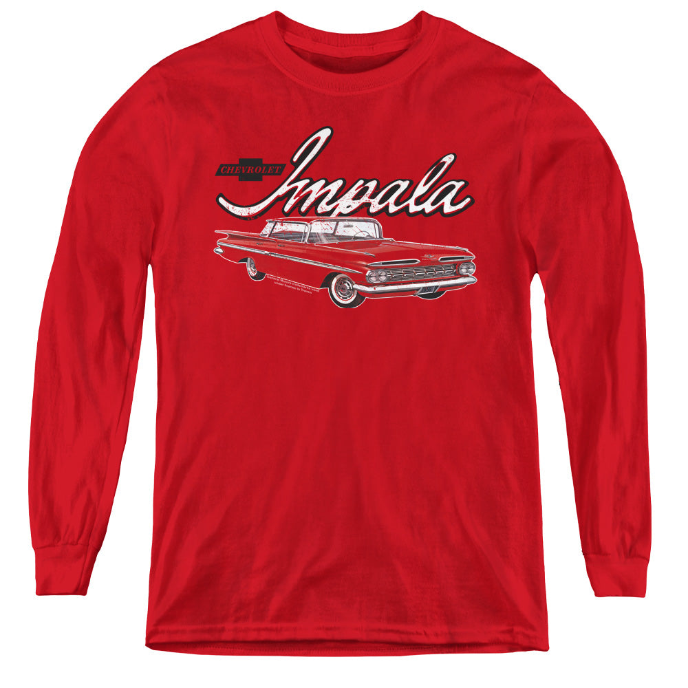 Chevy Classic Impala Youth Long Sleeve T-Shirt