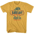 Old Sign Style Carroll Shelby t-shirt in ginger