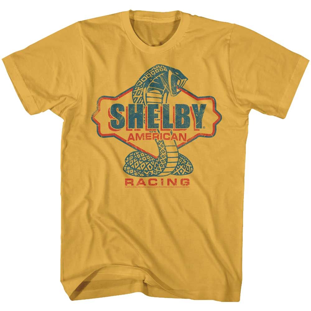 Old Sign Style Carroll Shelby t-shirt in ginger