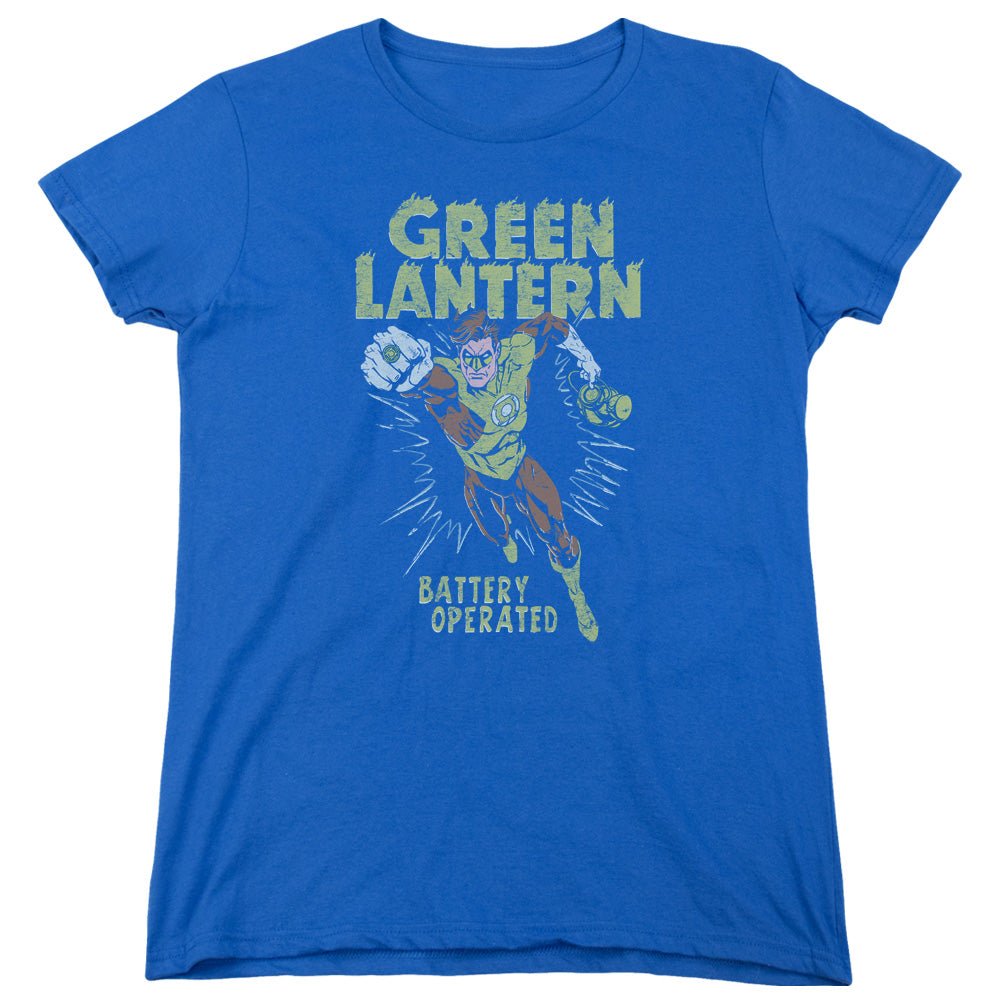 Green Lantern Fully Charged Womens T-Shirt