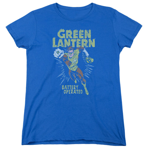 Green Lantern Fully Charged Womens T-Shirt