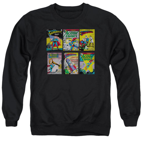 Superman Sm Covers Crewneck Sweatshirt