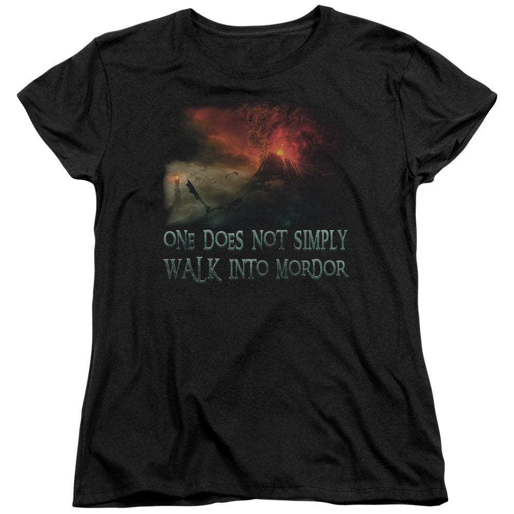Lord of the Rings Walk In Mordor Womens T-Shirt