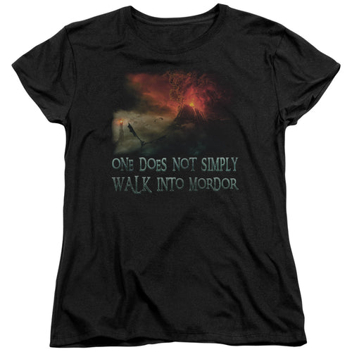 Lord of the Rings Walk In Mordor Womens T-Shirt