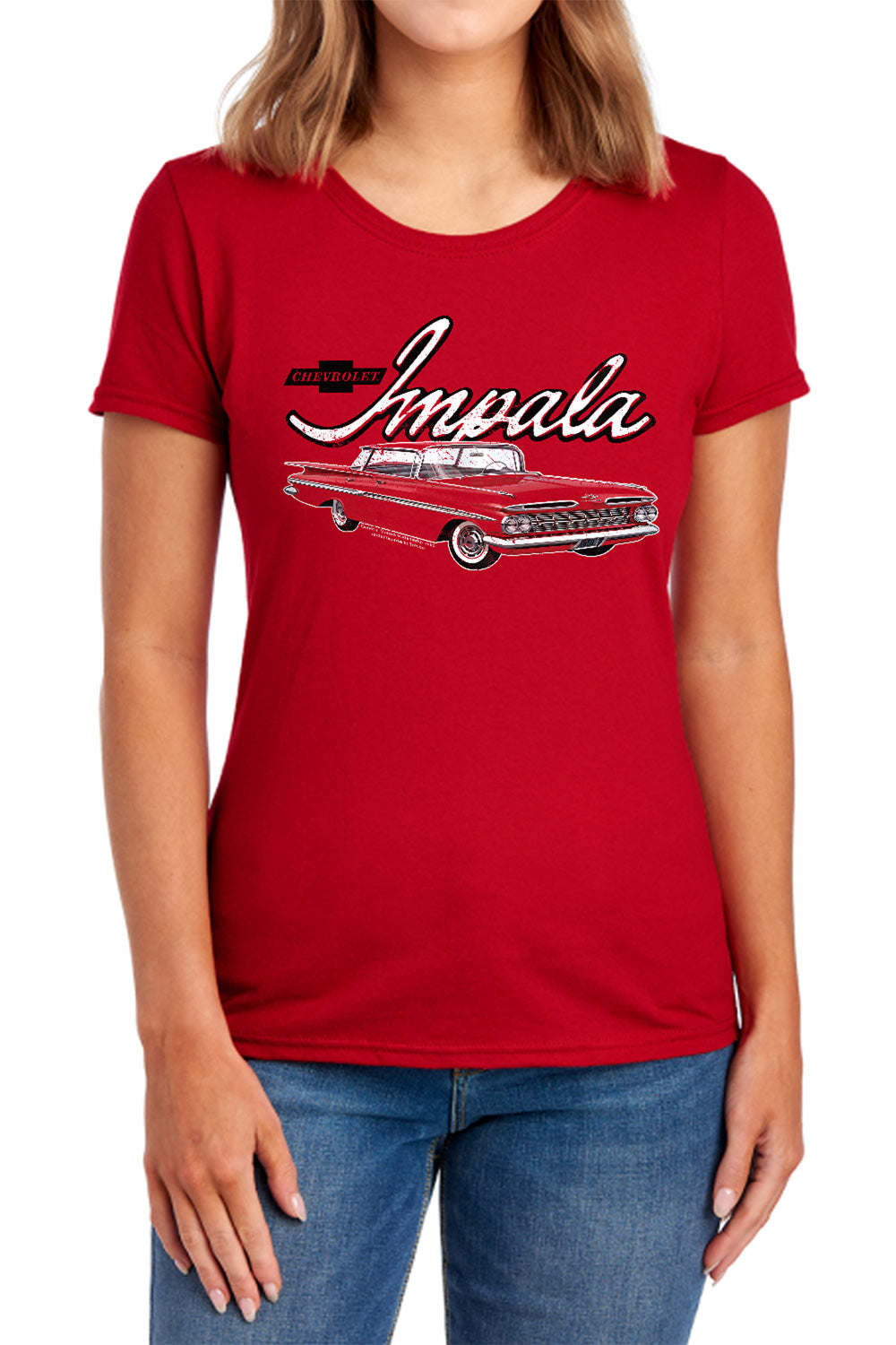 Chevy Classic Impala Womens T-Shirt