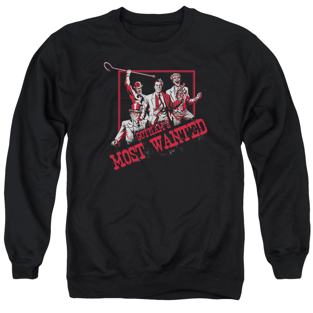 Batman Gothams Most Wanted Crewneck Sweatshirt