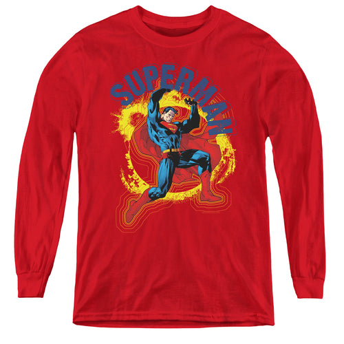 Superman A Name to Uphold Youth Long Sleeve T-Shirt