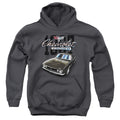 Chevy Classic Camaro Graphite Youth Hoodie
