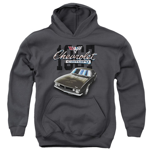 Chevy Classic Camaro Graphite Youth Hoodie