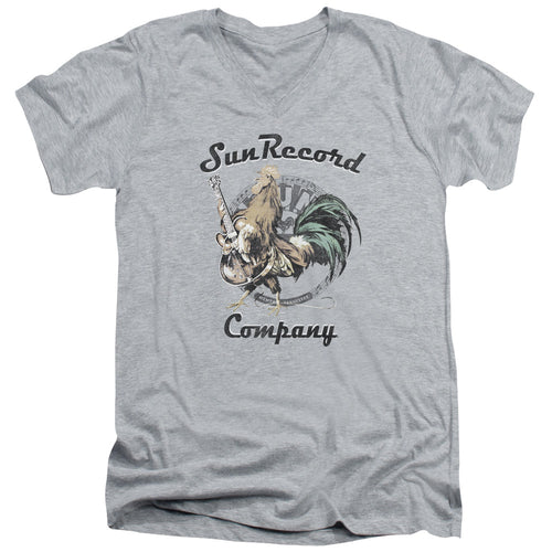 Sun Records Script Rooster V-Neck T-Shirt