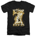 Elvis Presley The King V-Neck T-Shirt