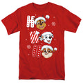 Paw Patrol Chase Marshall Rubble Christmas Santa Hats T-Shirt