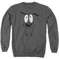 Courage the Cowardly Dog Scared Crewneck Sweatshirt